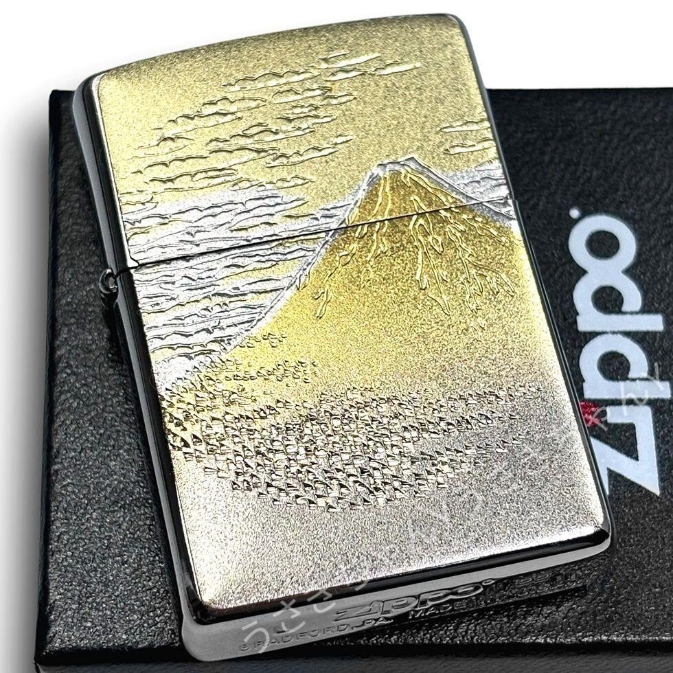 zippo electroforming plate Mt. Fuji Japanese pattern lighter