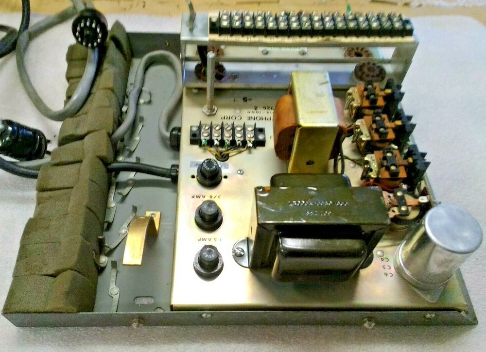 ITT TerryPhone Distribution Box - Battery Feed Control Box Vintage Intercom Audi