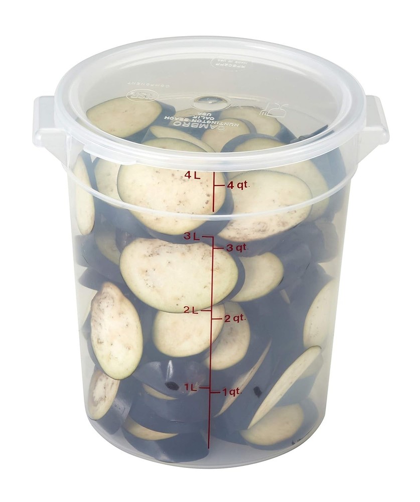 RFSC2PP190 Cover for 2 & 4 qt Round Plastic Containers