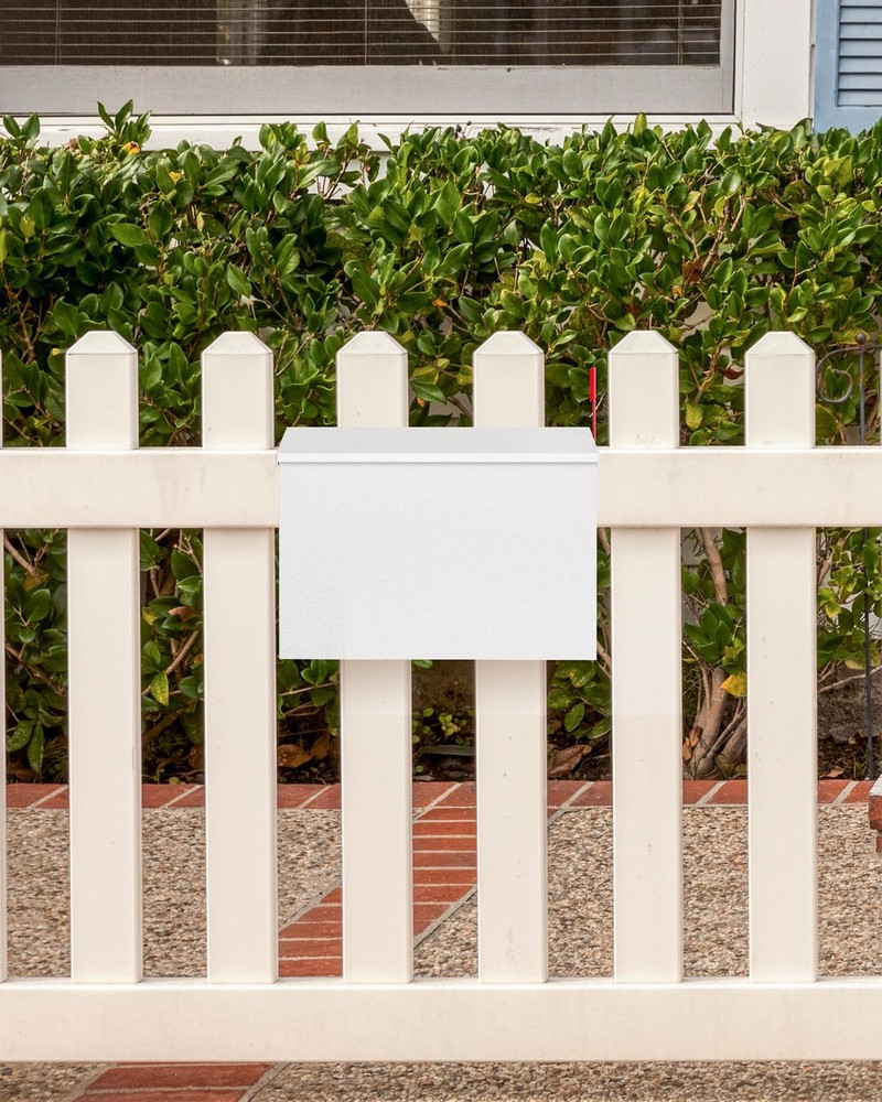 Wall-Mount Mailbox for Outside, Large Capacity Rust-Proof Box with Stay-Open ...