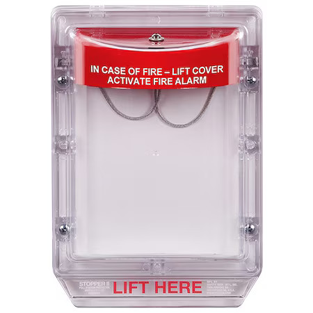Safety Technology International Sti-1200 Pull Station Guard, Polycarbonate,