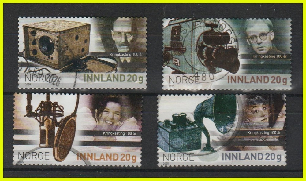 2025 Norway Broadcasting Anniversary Nk 2149 - 2152