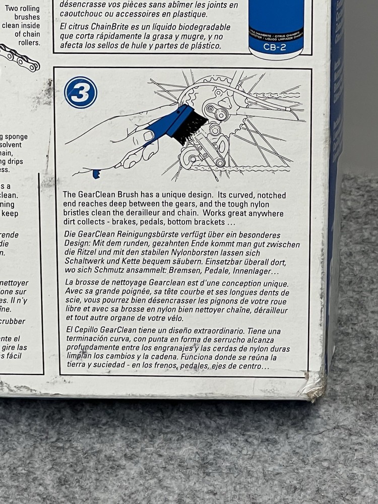 Park Tool CG-2.2 Chain Gang Chain Cleaning System missing handle