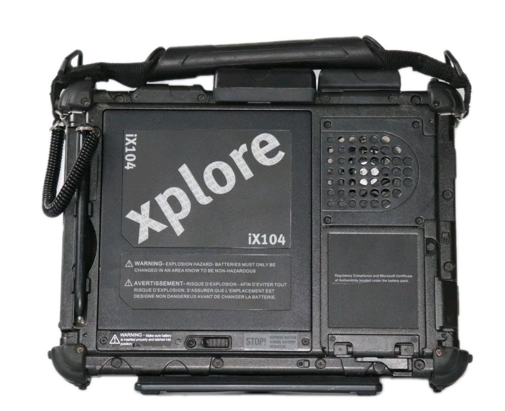 Zebra XPLORE TECHNOLOGIES ix104 Rugged-IP67 Dual-Mode Tablet Windows 11 Pro OS