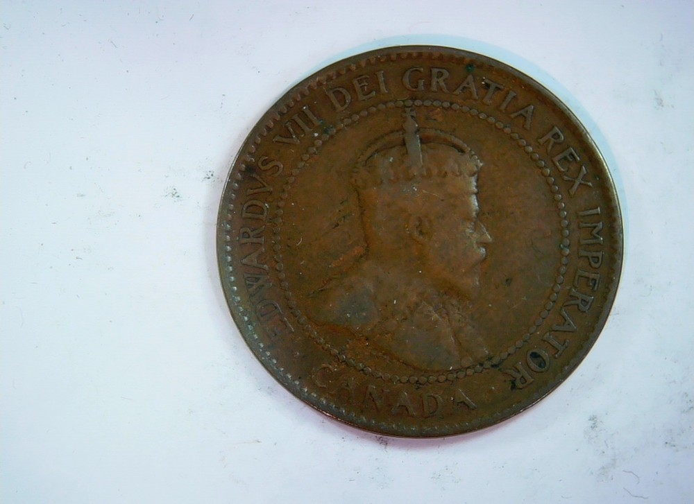 Canada 1908 1 Cent Edward VII large cent (Canada) Coin