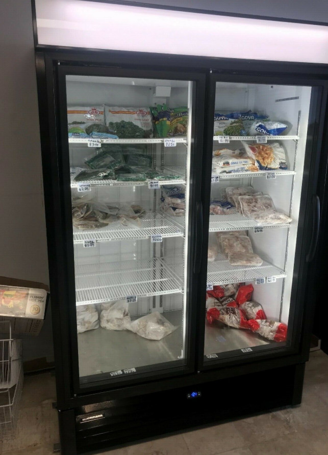 2018 Hussmann Two Door Display Merchandiser Freezer., Restaurant Equipment.