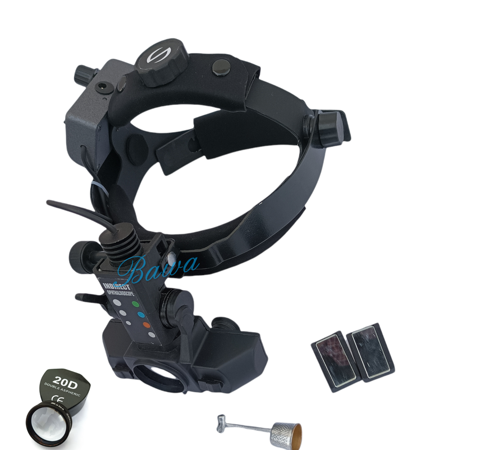 Binocular Indirect Ophthalmoscope Wireless & Rechargeable With 20D Lens