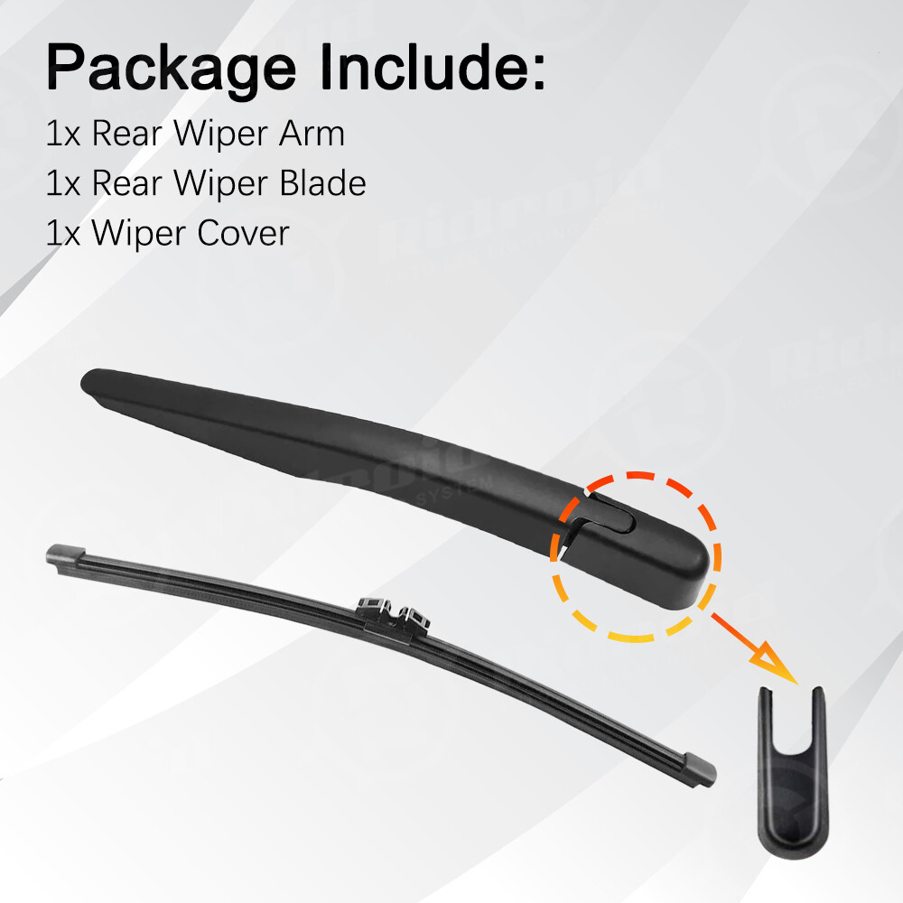 Rear Windshield Wiper Arm & Blade for Ford Explorer 2011-2019 Windscreen Wiper