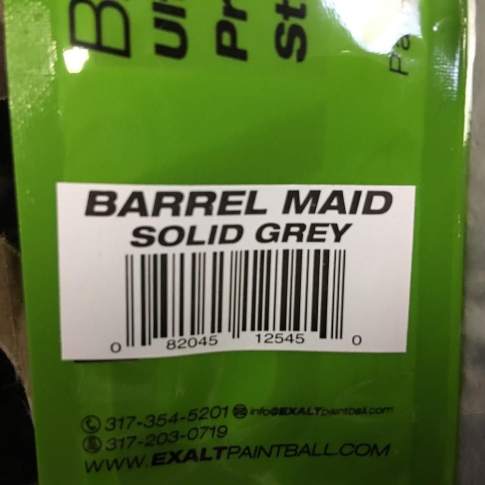 NEW Exalt Paintball Barrel Maid Swab Squeegee Folding - Solid Grey