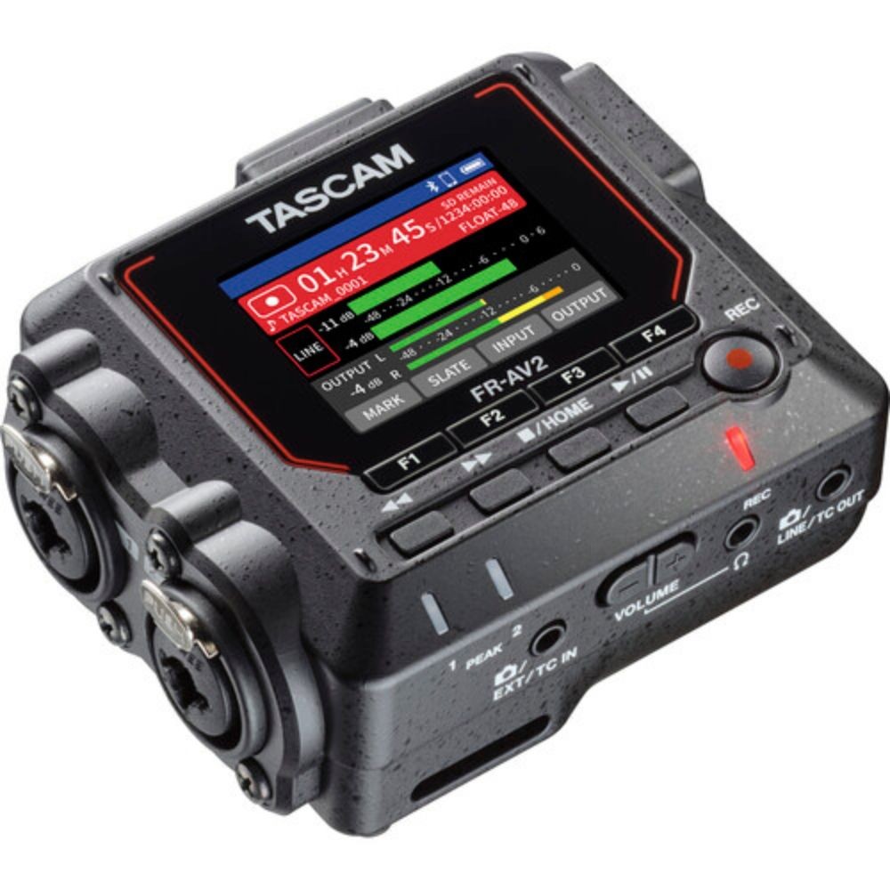 TASCAM FR-AV2 Compact 32-bit Float Field Recorder and Timecode Generator