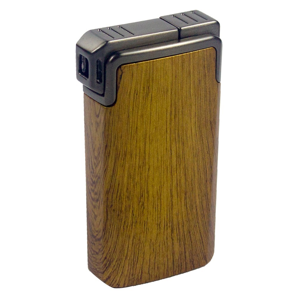 Ever Tech Dual-Flame Refillable Butane Lighter W/Side Flame and Top Jet Torch