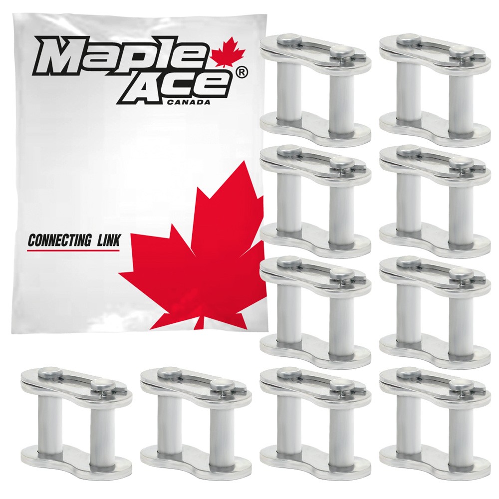#35NP Connecting Master Link for Nickel Plated Roller Chain (Qty 10)