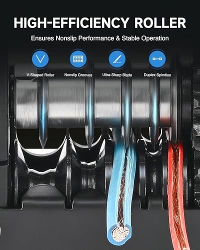 Manual Wire Stripping Machine - Drill Powered Cable Stripper Tool, 6 Channels, 5