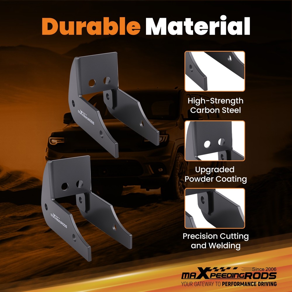 Rear Lowering Bracket Kit for Chevrolet Suburban Avalanche 2000-2014 w/ Hardware