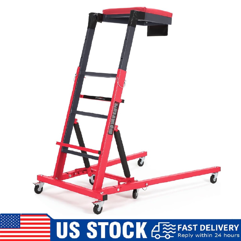 Automotive Topside Creeper 400LBS Adjustable Height Engine Creeper with 6 Wheels