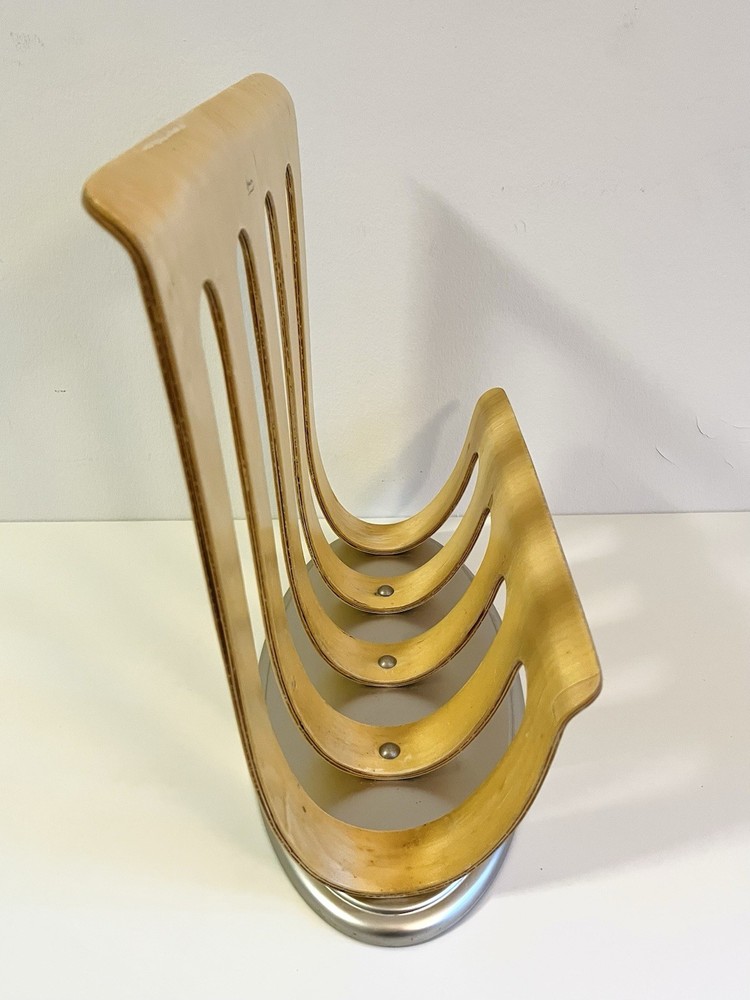 Retro Magazine Rack “Bentwood” By Michael Graves