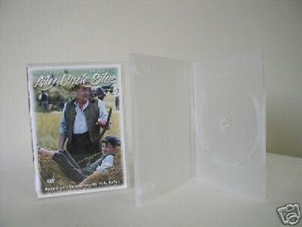 50 pcs 14MM STANDARD SINGLE CLEAR DVD CASES PSD22