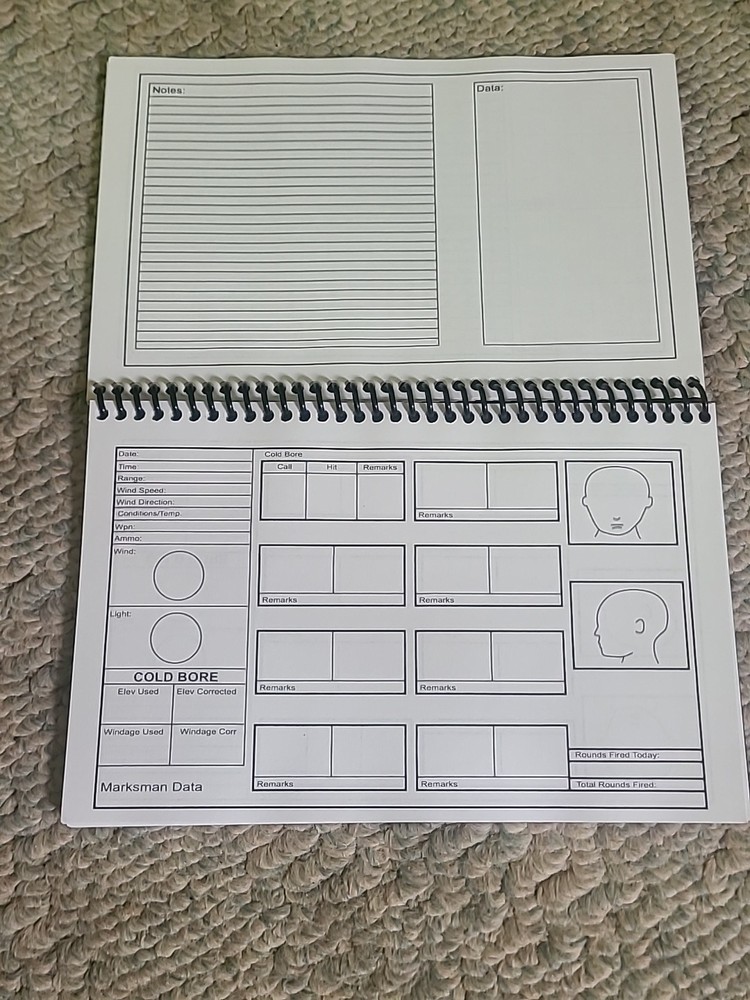 VooDoo Tactical Men's Marksman Data Book, Black