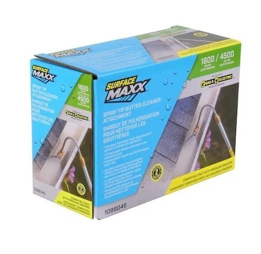Surface Maxx Gutter Cleaner Spray Tip Attachment Compatible Pressure Washer NEW