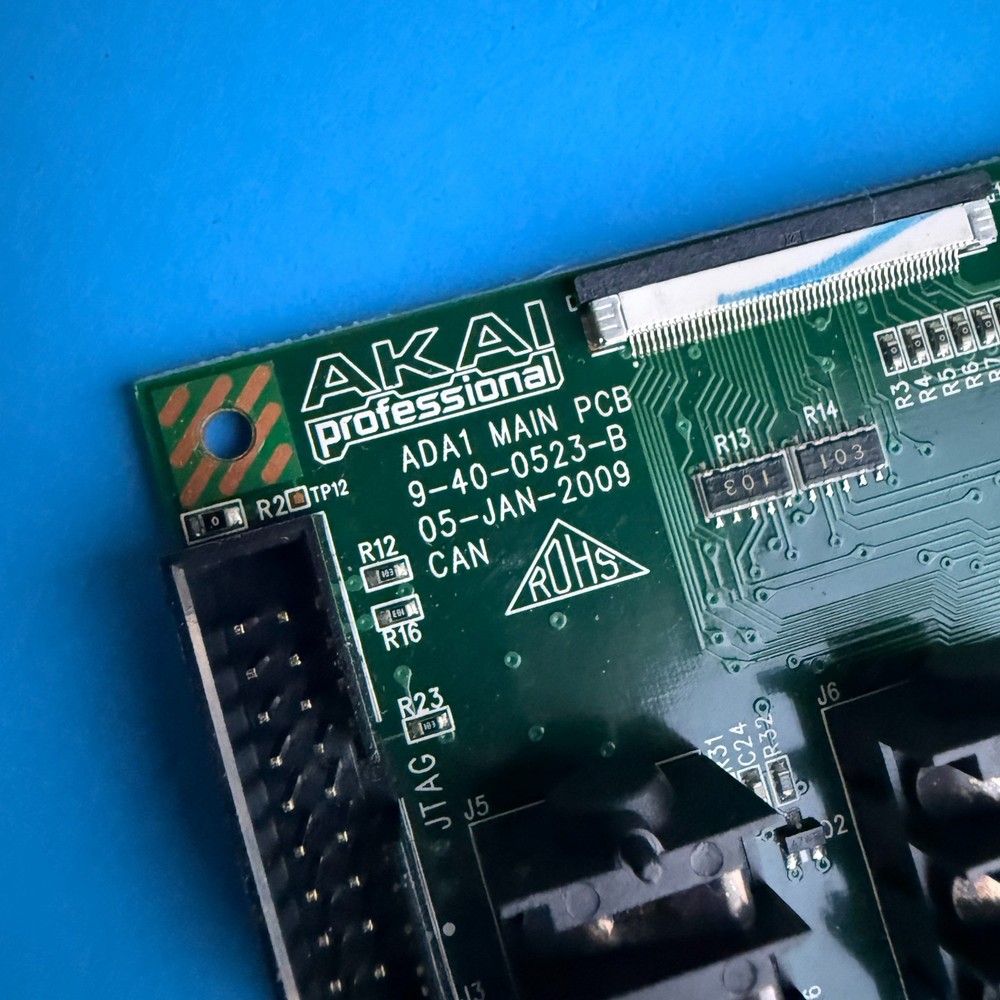 AKAI APC40 MKI Ableton MIDI Controller Part: Main PCB USB AC ON/OFF Borad