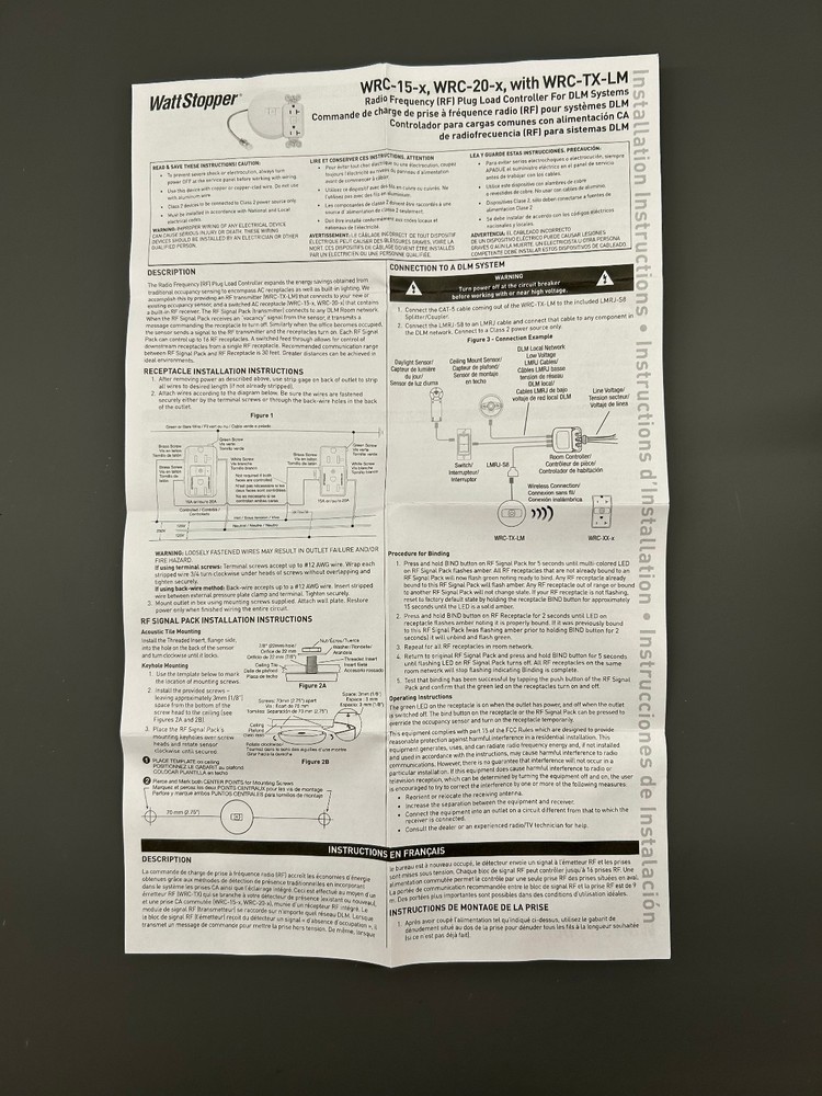 Wattstopper WRC-TX-LM