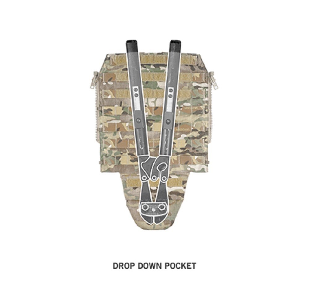 Crye Precision - Pack Zip-On Panel 2.0 - MultiCam - Small / Medium