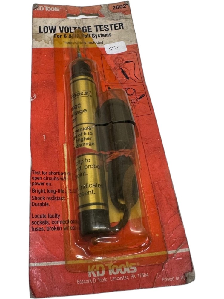 KD Tools 2602 Low Voltage Tester **SALE**