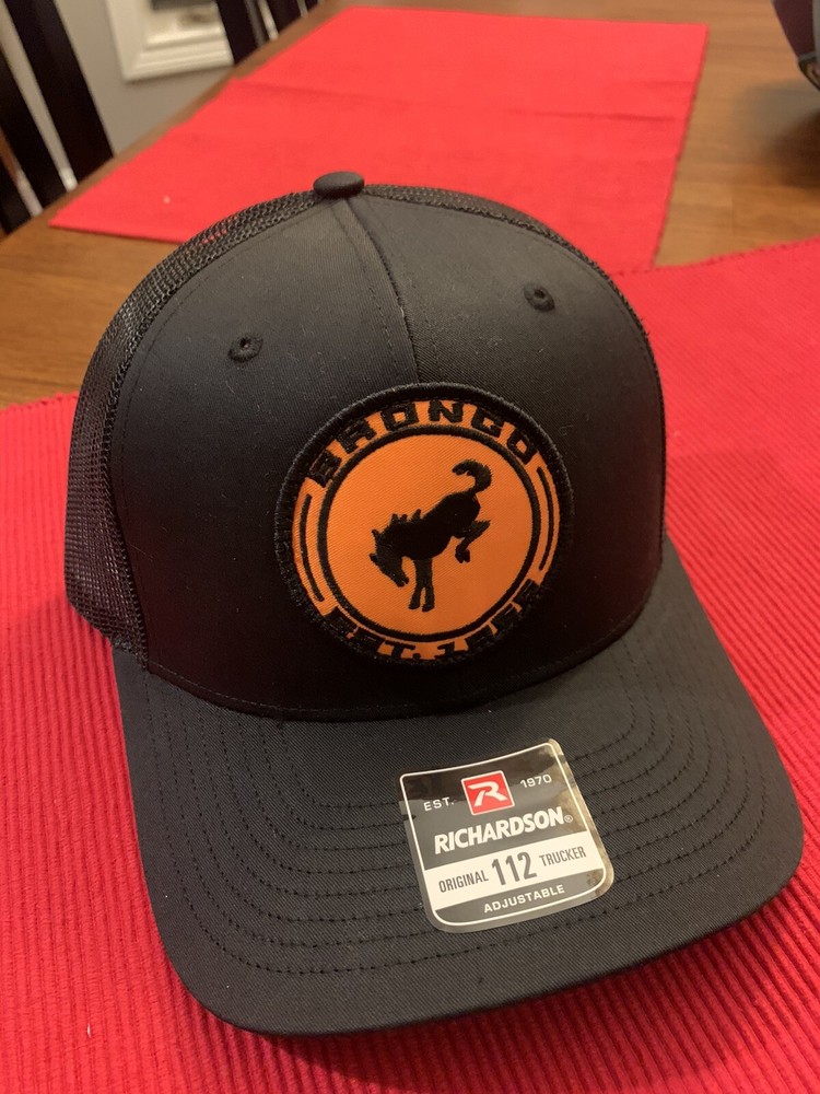 Ford Bronco Trucker Hat Richardson 112 Cap Vintage Style
