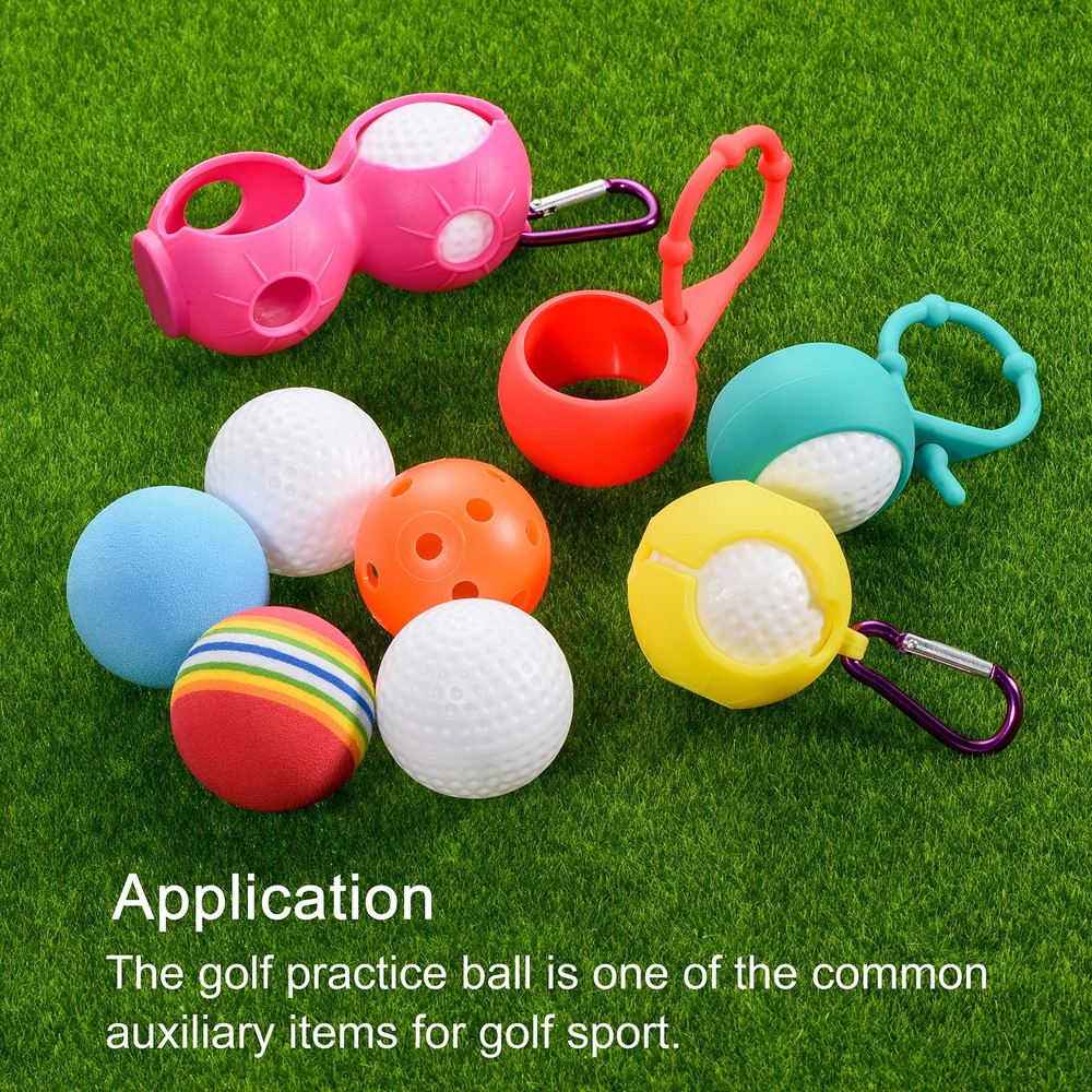 16 Pack Golf Practice Ball Plastic 41mm Hollow Flight Training White