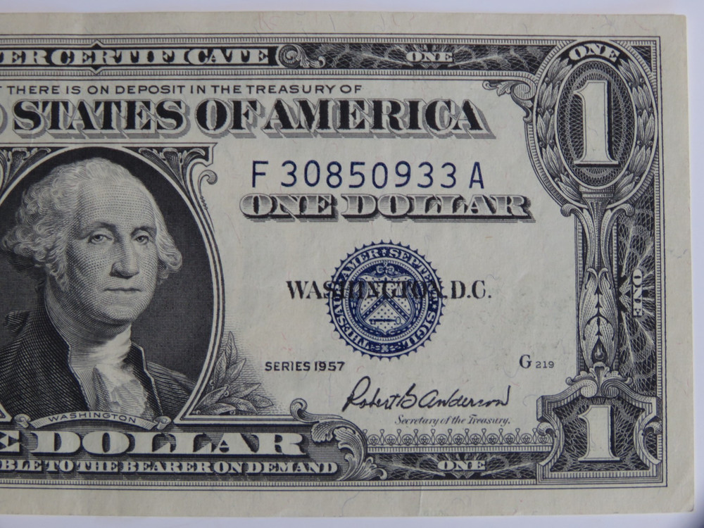 2 - $1 Silver Certs (1 * Note) & 1 - $2 Red Seal Note
