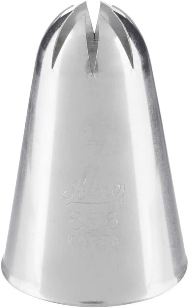 #856 Deep Closed Star Pastry Tip - Stainless Steel