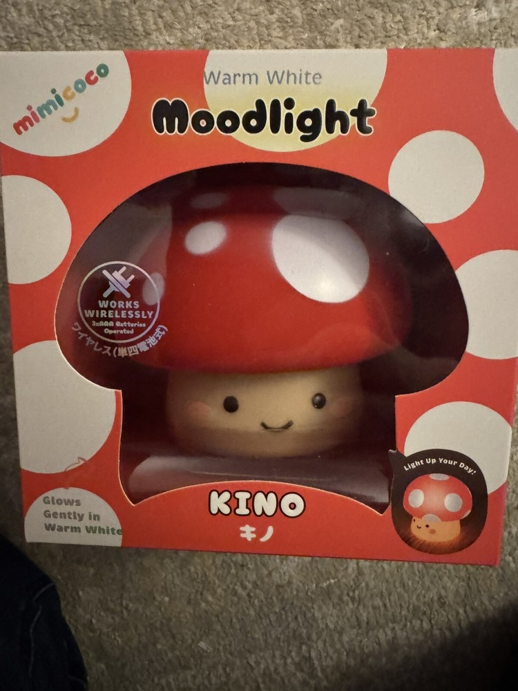 Mimicoco Kino Mushroom Moodlight Warm White Nightlight