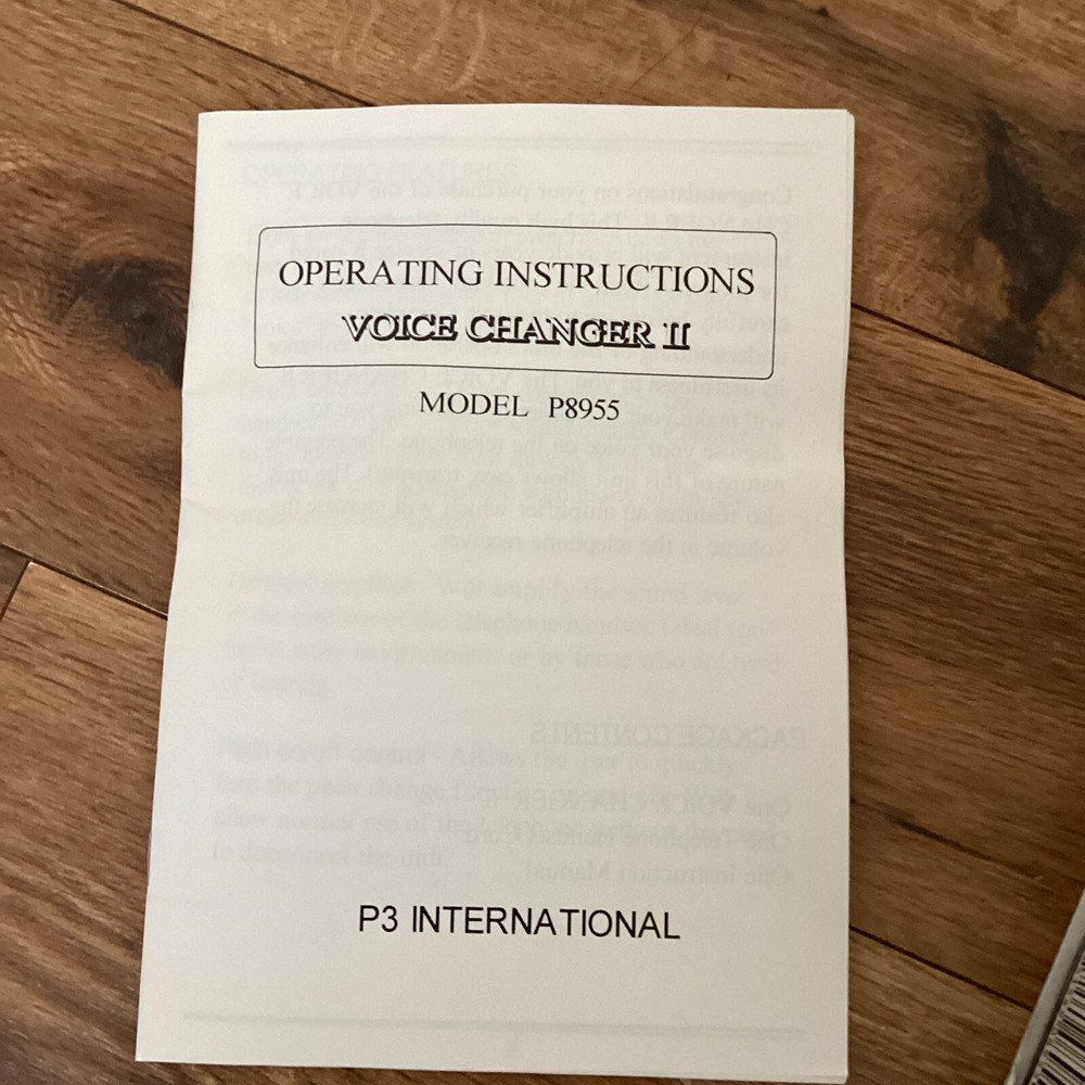 Voice Changer II Telephone Multi-Functional Phone System