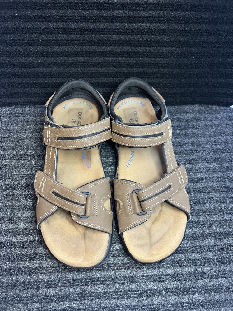 Dockers Brown Adjustable Sandals Men Size 9 M