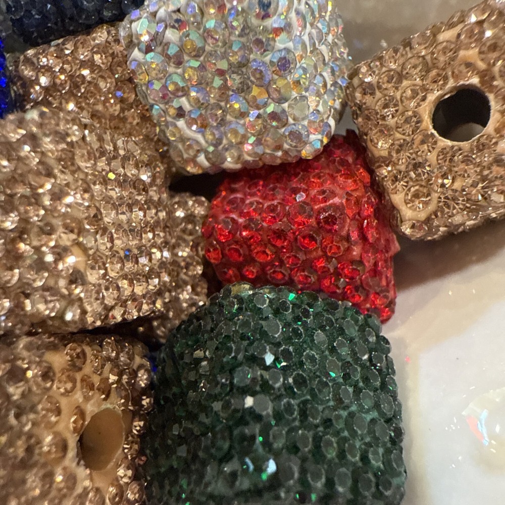 Rhinestone Cube Bead Fits Pens Ships From Usa