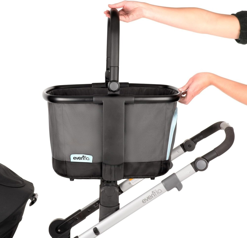 Evenflo Stroller Market Basket (Gray Sky)