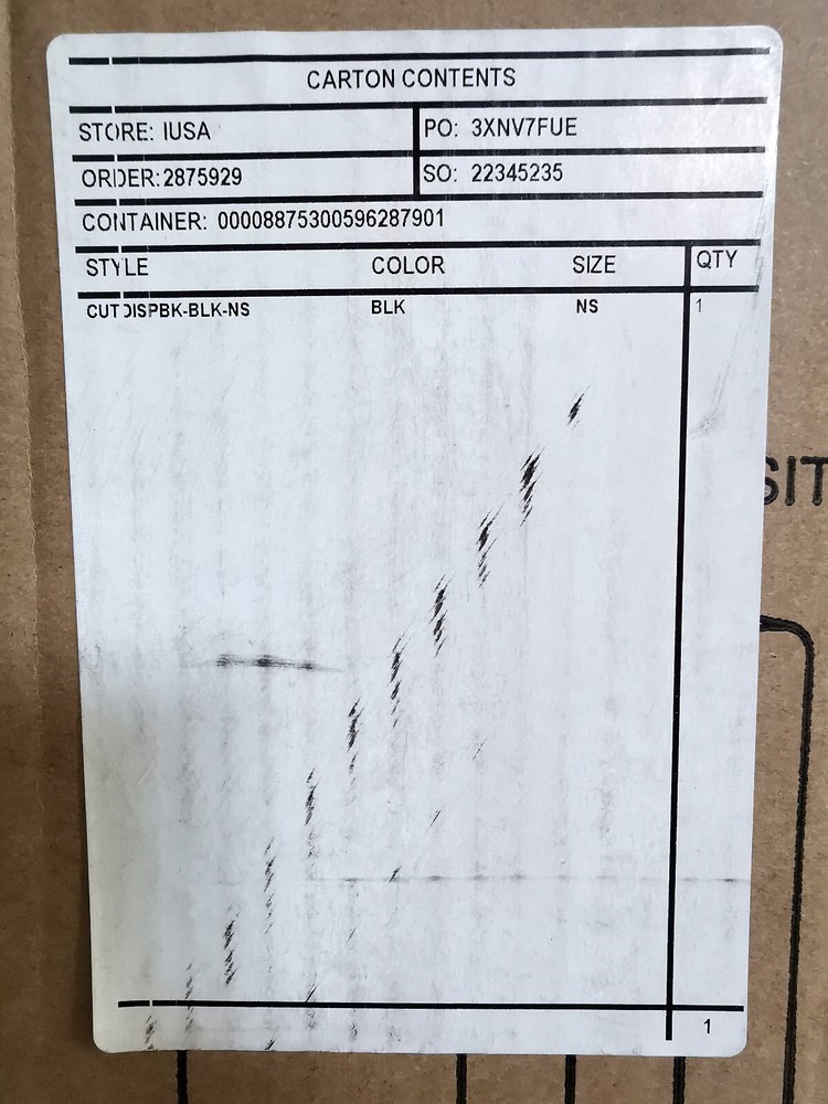 Mind Reader Utensil Plastic Fork Spoon Dispenser Silverware Organizer, Black