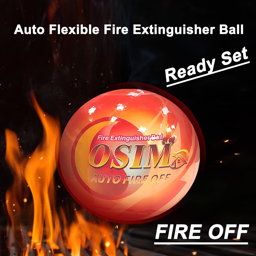 1 PACK Automatic Portable Fire Ball Extinguisher with Mounting Bracket for Home