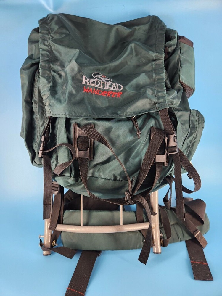 Rare Vintage Redhead Wanderer Frame Hiking Backpack.