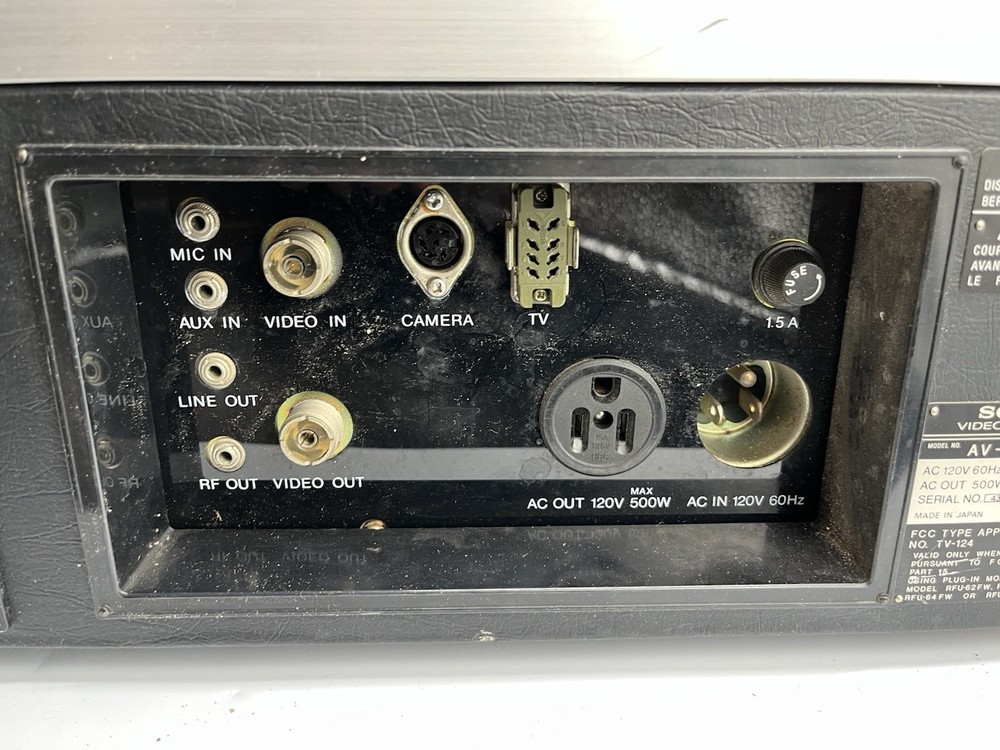 Vintage Sony AV-3600 Solid State Videocorder Untested