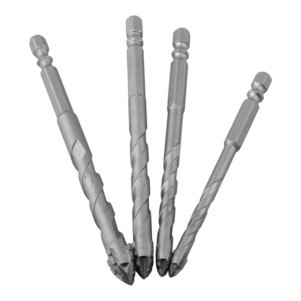 Compact Eccentric Drill Bits Set of 4 for Various Material Applications