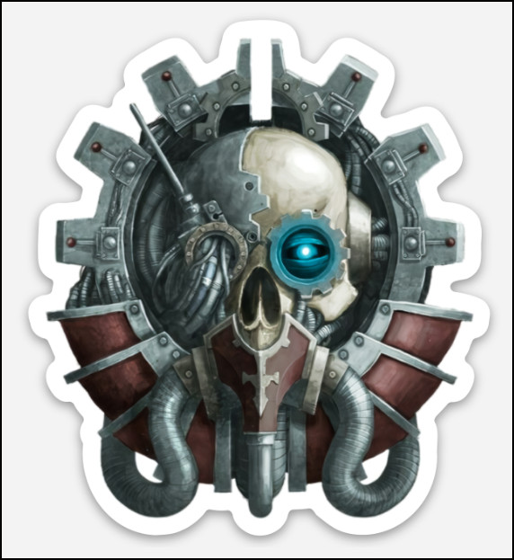 Imperial Mechanics Vinyl Sticker B - 2"x2"