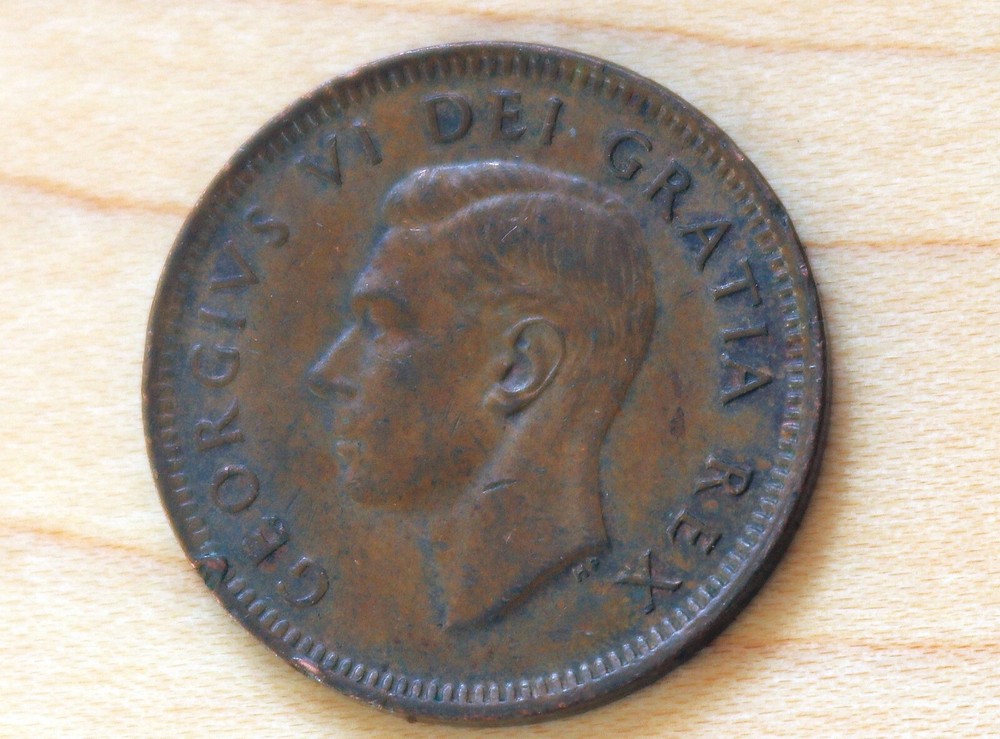 1950 Canada 1 Cent George VI