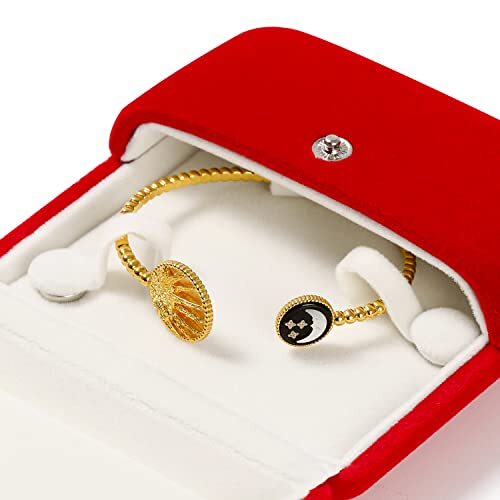 Red Jewelry Gift Box Bracelet/Bangle Storage Boxes Bracelet box