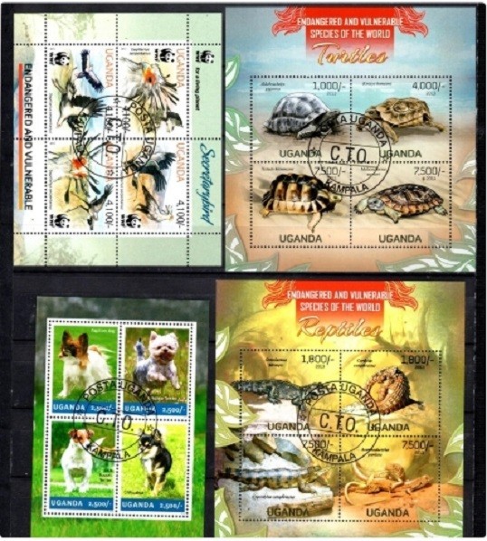 Uganda stamp collection