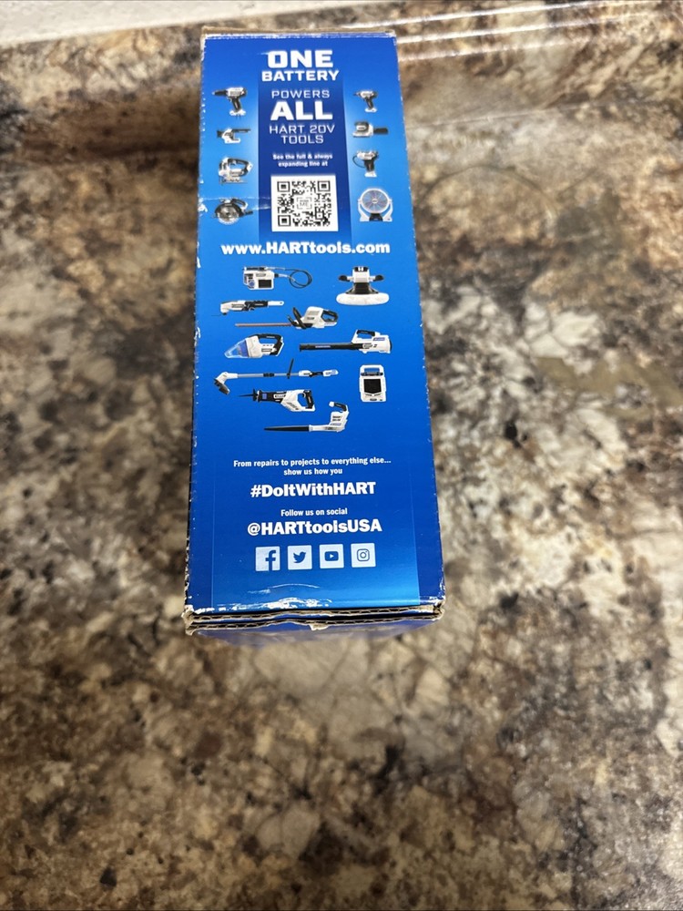 HART 20V Cordless Impact Driver Kit (HPID01B)