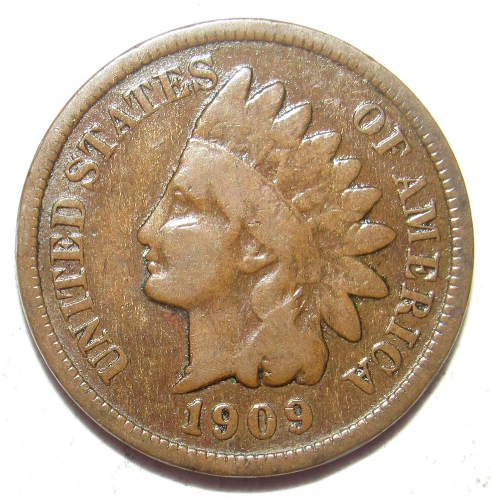 1909 Indian Head Cent Fine (E140)
