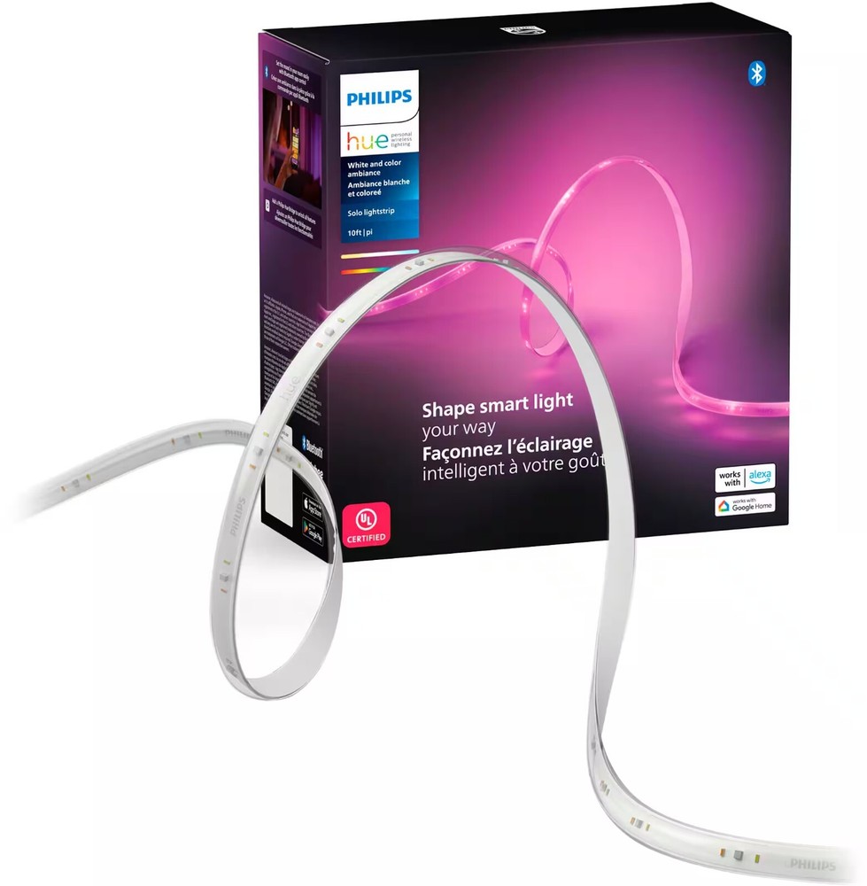 Philips Hue Bluetooth Lightstrip Plus 80" Starter Kit - White & Color Ambiance