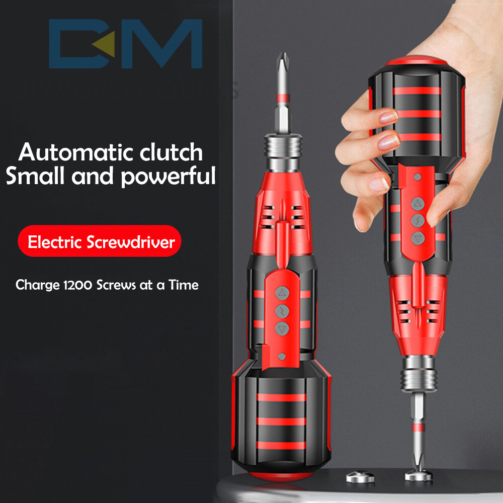 Handheld Electric Screwdriver Compact USB Rechargeable Screw Driver Power Tool