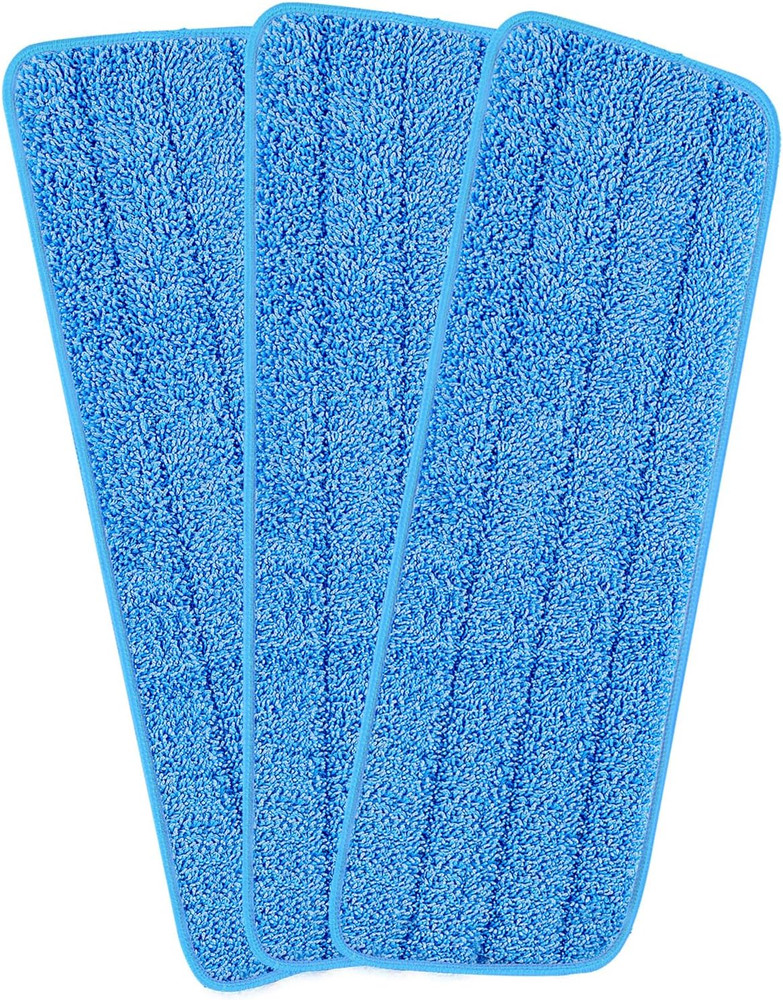 Microfiber Spray Mop Replacement Heads for Wet/Dry Mops Compatible with Bona Flo